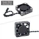SURPASS Rocket Cooling fan 40mm Alloy Fan Rotates16000 rpm 8.5V for 1/10 1/8 RC Car 540 550 Brushless Motor ESC Fast Cooling - Image 3