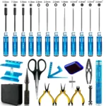 24 in 1 RC Car Tool Kit - Screwdriver Set (Flat / Phillips / Hex) Pliers/Wrench/Reamer Stand Repair Tools for RC Cars Quadcopter