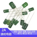 50pcs Polyester Film Capacitor 2A102J 2A103J 2A104J 2A221J 2A222J 2A223J 2A333J 2A472J 2A473J 100v 1NF 10NF 100NF 0.22NF 2.2NF - Image 2
