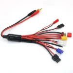 High Quality 8 in 1 Charging Adapter 4.0MM Banana Connector to EC3 XT60 TRX JST Futaba T Connect For Imax B6 B6AC Lipo battery - Image 5