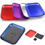 Magnetic Screws Tray Aluminum Magnetic Dish Bowl for for RC Model Phone Repair Hardware Organizer Bits Storage Mini Plate