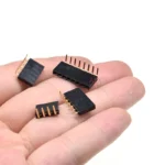 10pcs 1x/2/3/4/5/6/8/10/40 Pin Single Row Right Angle Female Pin Header 2.54mm Pitch Strip Connector Socket 3p/4p/6p/8p/20p/40p - Image 3