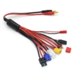 High Quality 8 in 1 Charging Adapter 4.0MM Banana Connector to EC3 XT60 TRX JST Futaba T Connect For Imax B6 B6AC Lipo battery - Image 4