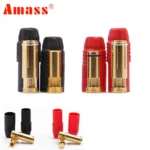 Amass AS150 Male Female Anti Spark Connector 7mm Gold Plated Banana Plug Set for RC Battery ESC Drone Car Boat
