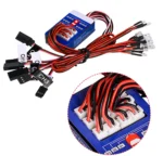 Rc 12 LED Lighting System Kit Smart Simulation Lights 1/10 Drift On Road RC Car Yokomo Tamiya Hop-up options Remote Control - Image 8