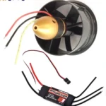 64mm Ducted Fan 5 Blades + 4500KV 320W Brushless Motor Model Airplane Fan with Hobbywing Skywalker 40A ESC - Image 8