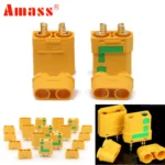 5 pair Amass XT90S XT90-S Male Female Bullet Connector anti spark For RC Lipo Battery DIY FPV Quadcopter brushless motor - Image 2