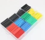 530/560/580/850pcs Thermoresistant tube heat shrink tubing, Insulation Sleeving Polyolefin 2:1 Shrink wrapping Assorted box kit - Image 12