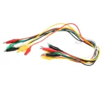 10PCS 50CM Double-ended colors Alligator clips cable jumper wire diy Test Leads crocodile clips wire - Image 4