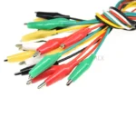 10PCS 50CM Double-ended colors Alligator clips cable jumper wire diy Test Leads crocodile clips wire - Image 3