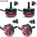 4pcs Mitoot RS2205 2300KV 2600KV Brushless Motor CW CCW for Rc QAV200 210 250 FPV Quad Racing QAV R180 220 260