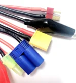 High Quality 10 in 1 Charging Adapter 4.0MM Banana Connector to DEANS XT60 XT90 EC5 JST Connect For Imax B6 B6AC Battery Charger - Image 3