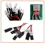 Rc 12 LED Lighting System Kit Smart Simulation Lights 1/10 Drift On Road RC Car Yokomo Tamiya Hop-up options Remote Control - Image 7