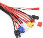 High Quality 8 in 1 Charging Adapter 4.0MM Banana Connector to EC3 XT60 TRX JST Futaba T Connect For Imax B6 B6AC Lipo battery - Image 3