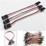 10pcs 100mm 150MM 200MM 300MM 500MM Servo extension cord Male to Male for JR Plug Servo Extension Lead Wire Cable 10cm - Image 2