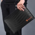 Portable Fireproof Water Resistant Document Bag Large Capacity Money File Folder Safe Bag with A4 Size 12 Pockets Zipper Closure - Image 6