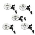 10pcs/lot Metal Servo Arm 25T Round Type Disc Matal Horns for MG995 MG996R Rc Servos Futaba ACE Robot