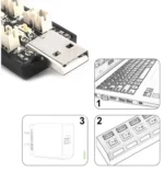 6CH USB to 3.7V~3.8V 1S LiHv Lipo Battery Charging Adapter Board 5V 2A USB Battery Charger Board for RC Toy Model Batteries - Image 9