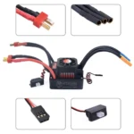 Waterproof 25A 35A 45A 60A 80A 120A 150A ESC Brushless Senseless Speed Controller T / XT60 plugfor 1/8 1/10 1/12 1/20 RC Car - Image 33