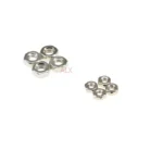 100PCS Metric thread DIN934 M2 M3 304 Stainless Steel Hex Nuts - Image 2