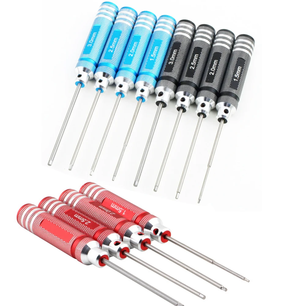 HTB1xPHeOpXXXXbyXpXXq6xXFXXX4.webp RC Tools 4 pcs hex screw driver set titanium plating hardened 1.5 2.0 2.5 3.0mm screwdriver For helicopter toys - Image 1
