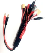 High Quality 10 in 1 Charging Adapter 4.0MM Banana Connector to DEANS XT60 XT90 EC5 JST Connect For Imax B6 B6AC Battery Charger - Image 6