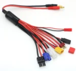 High Quality 8 in 1 Charging Adapter 4.0MM Banana Connector to EC3 XT60 TRX JST Futaba T Connect For Imax B6 B6AC Lipo battery - Image 9