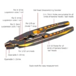 Remote Control Car Assembly Tool All-metal Multi-function RC Shock-Absorbing Tool Pliers Ball Nose Pliers Suspension Lever Tool - Image 5