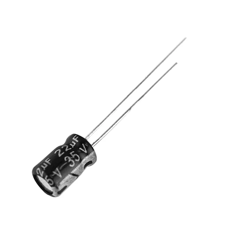35V22uf 4x7mm Aluminum Electrolytic Capacitor 22uf35v 35v22mf 22mf35v 35v22MFD 35wv 22mf 35vdc 22MFD 33uf 100uf 220uf