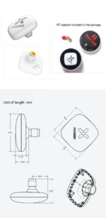 Foxeer Echo 2 Patch Antenna 9dBi 5.8GHz RHCP LHCP SMA Mini FPV Antenna for Racing Drone - Image 9