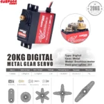 SURPASS Hobby S2000ML 20KG Digital Metal Gear servo RC Car Servo for High-Speed RC Car Aircraft RC Boat Smart Robot RC Model