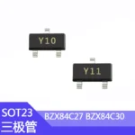 100pcs SMD BZX84C27v BZX84C30v Screen Printing Y10/Y11 Package SOT-23 Transistor 30v 27v BZX84C22v BZX84C20v BZX84C18 BZX84C16 - Image 3
