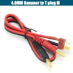 Imax B6 Charge Line 4.0mm Banana Plug to T Plug EC3 EC5 XT30 XT60 XT90 MPX TRX AS150  With Silicone Cable 30CM for Rc Lipo Batte - Image 26