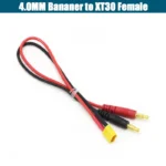 Imax B6 Charge Line 4.0mm Banana Plug to T Plug EC3 EC5 XT30 XT60 XT90 MPX TRX AS150  With Silicone Cable 30CM for Rc Lipo Batte - Image 17