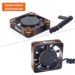SURPASS Rocket Cooling fan 40mm Alloy Fan Rotates16000 rpm 8.5V for 1/10 1/8 RC Car 540 550 Brushless Motor ESC Fast Cooling - Image 2