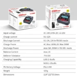 GT.POWER IMAX C6D PRO Balance Charger Discharger 300W 12A For RC Drone Car Boat LiPo/LiFe/LiIon/LiHV/NiMH/NiCd Battery - Image 6