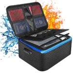 Fireproof & Water-Resistant Document Organizer Bag 4-Layer Large Space,File Storage Case with Lock Safe for Important Documents - Image 7