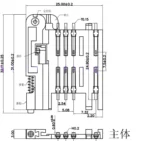 5PCS/LOT A card SIM card holder SIM card slot 6+2P drawer SIM card drawer self-elastic deck Connector 8Pin 8p gps - Image 7