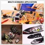 4Pcs 4.0 5.5 7.0 8.0 Hex Driver Set Allen Screwdriver RC Tools Flat Head Hexagon Screw Drivers Wrench Tool Kit for RC Quadcopter - Image 17