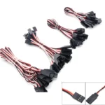 10pcs 100mm/150mm/200mm/300mm/500mm RC Servo Extension Cord Cable Wire Lead JR For Rc Helicopter Rc Drone - Image 2