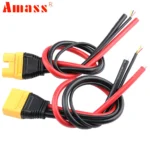 Amass AS150U 70A Copper Plated Male/Female Plug Connector Resistance Adapter Cable 35CM 55CM For RC Racing FPV Drone Model Parts - Image 2
