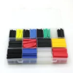 530/560/580/850pcs Thermoresistant tube heat shrink tubing, Insulation Sleeving Polyolefin 2:1 Shrink wrapping Assorted box kit - Image 18