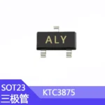 100pcs KTC3875 SMD Transistor SOT-23 MARKING ALY 0.15A/50V NPN 2SC3875