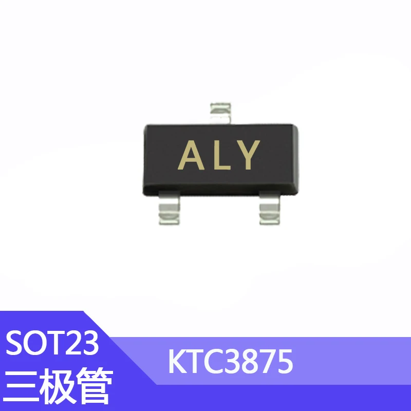 100pcs KTC3875 SMD Transistor SOT-23 MARKING ALY 0.15A/50V NPN 2SC3875