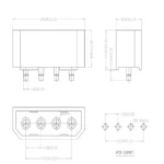 5/10PCS 5.08mm Molex White Big 4p 4d Female Socket Straight Hollow Needle for Pc Computer Atx Ide Power Connector - Image 7