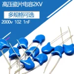 50pcs 2KV High Voltage Ceramic Capacitor 102 1nF Plug-in Ceramic Capacitor 2000V1NF