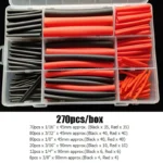 130 / 270pcs 3:1 Dual Wall Adhesive Heat Shrink Tubing kit, 6 Sizes(Dia):1/16",3/32",1/8",3/16",1/4"Best Cable Sleeve Tube Assor - Image 8