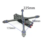 RC 5 inch 225mm 225 Carbon Fiber Quadcopter Frame Kit 5.5mm arm For APEX FPV Freestyle RC Racing Drone Models - Image 8