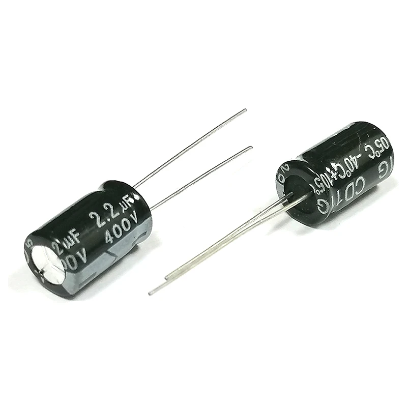 400V2.2UF 8x12mm 400v 2.2uf Aluminum Electrolytic Capacitor 2.2uf400v 400v2.2mf  2.2mf400v 400v2.2MFD 400wv 400vdc 2.2mf  3.3uf
