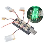 6CH USB to 3.7V~3.8V 1S LiHv Lipo Battery Charging Adapter Board 5V 2A USB Battery Charger Board for RC Toy Model Batteries - Image 4